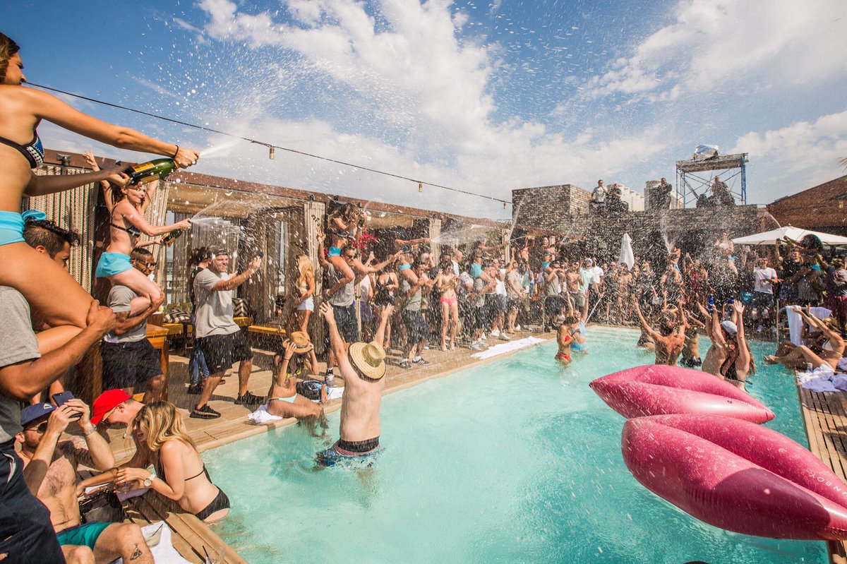 Luxury and wild times collide together giving guests the ultimate pool part...